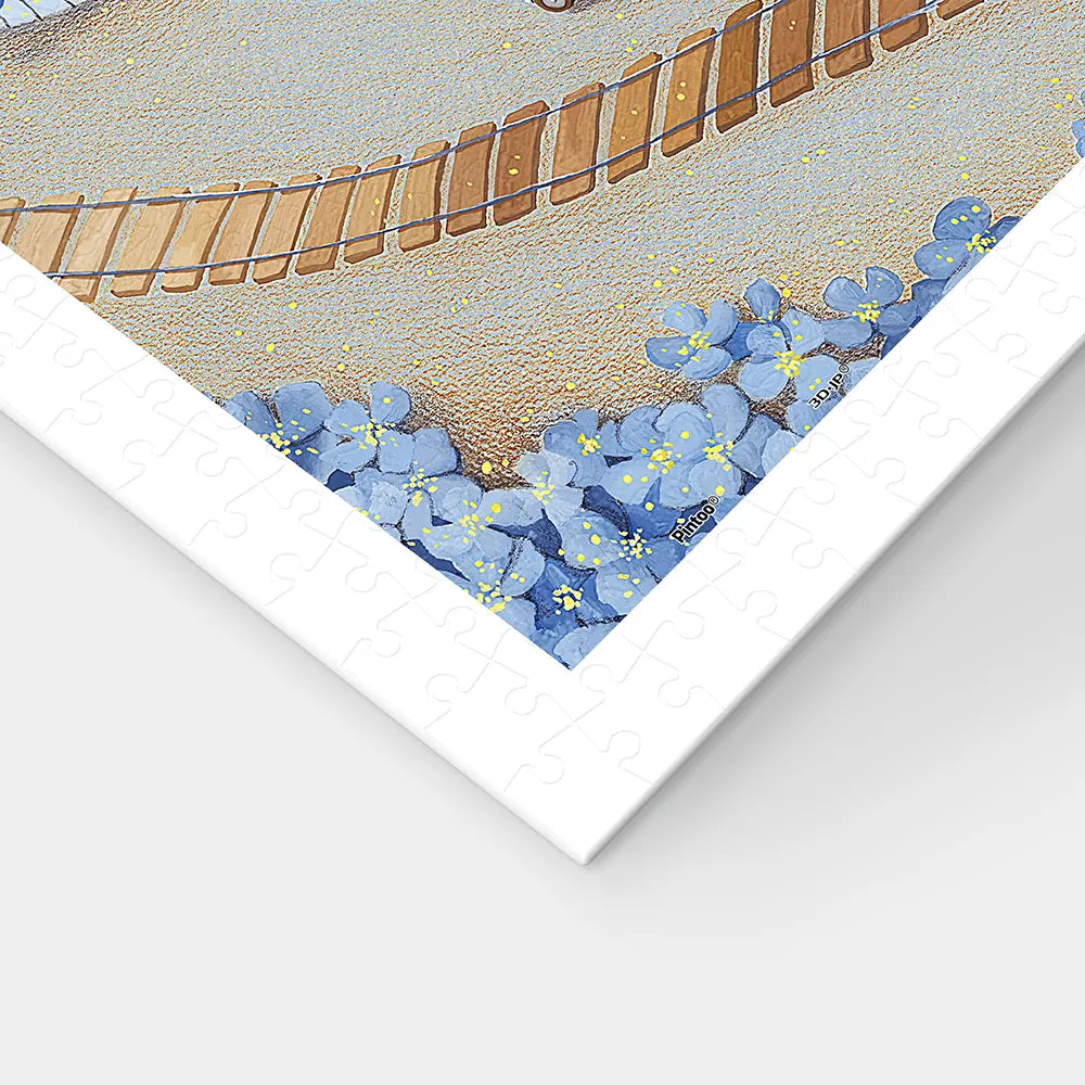 Julia Vaihicheva - Blooming Valley (藍色花谷) Touch Art - 1200pcs