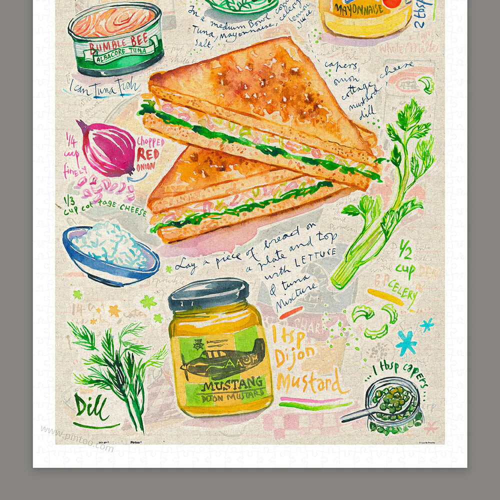 Lucile Prache - Tuna Salad Sandwich - Lucile Prache - 鮪魚沙拉三明治 - 1000pcs
