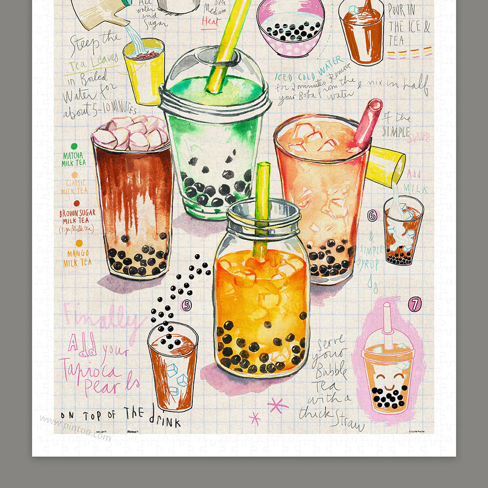 Lucile Prache - Bubble Tea - Lucile Prache - 珍珠奶茶 - 1000pcs