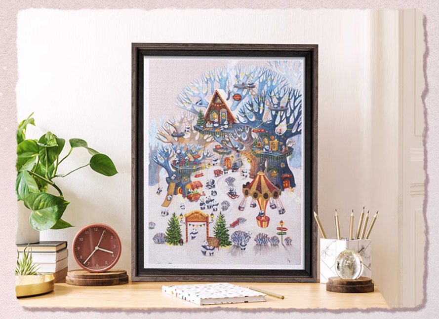Julia Vaihicheva - Panda Land (熊貓樂園) Touch Art - 1200pcs