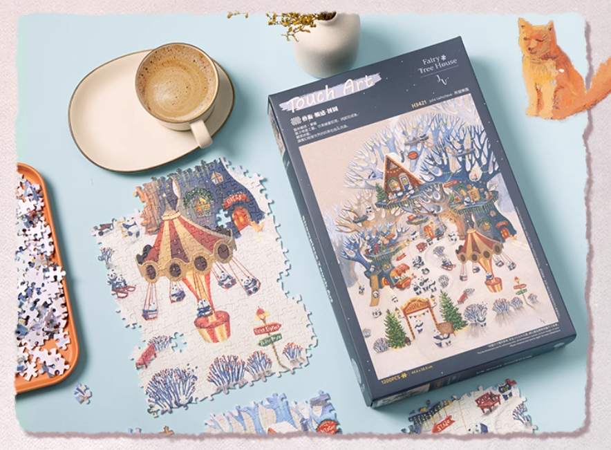 Julia Vaihicheva - Panda Land (熊貓樂園) Touch Art - 1200pcs