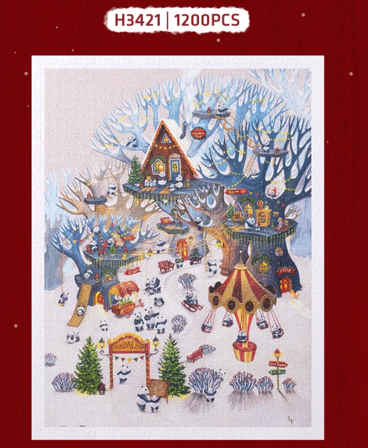Julia Vaihicheva - Panda Land (熊貓樂園) Touch Art - 1200pcs