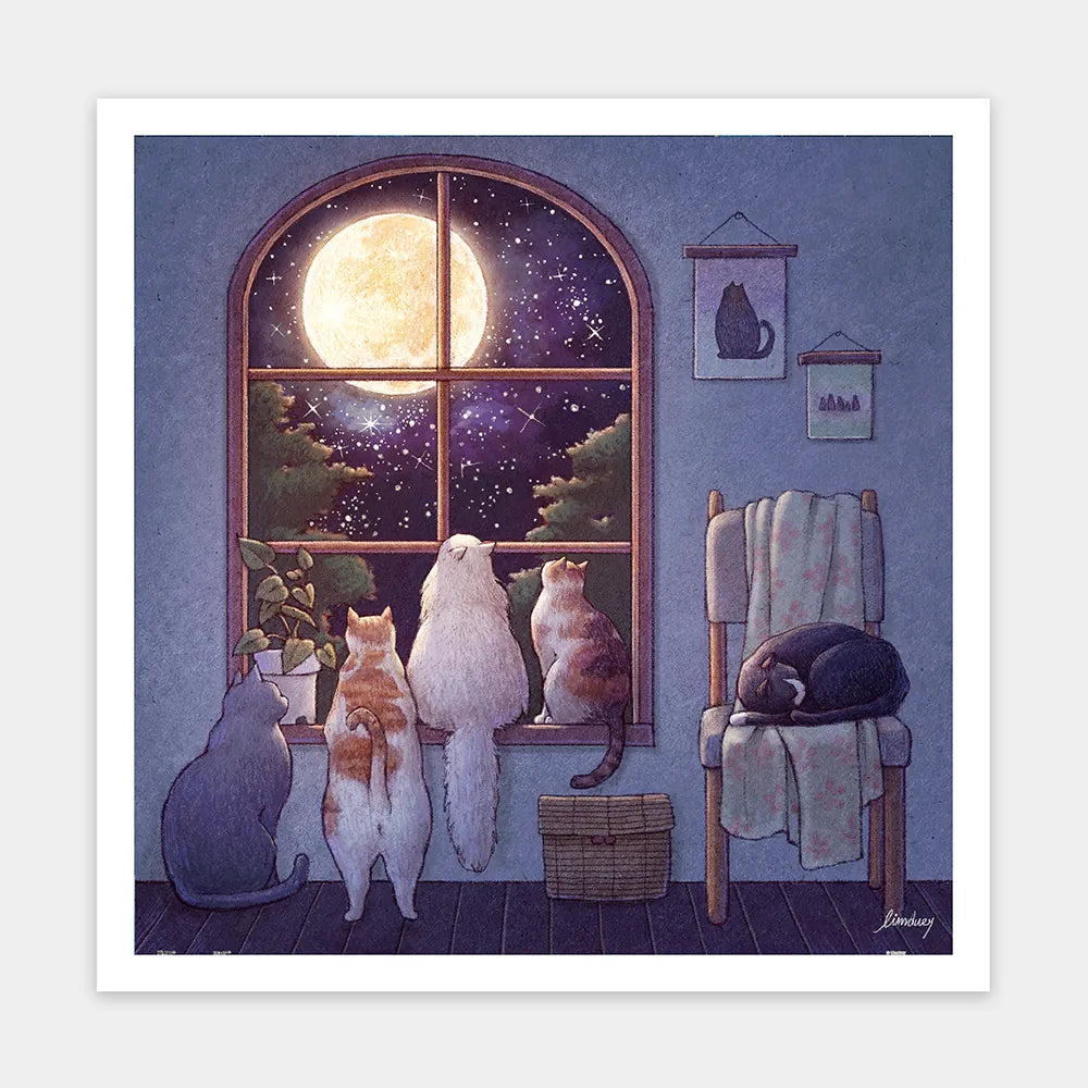 Limduey - Viewing the Moon - Limduey - 窗畔賞月 - 900pcs