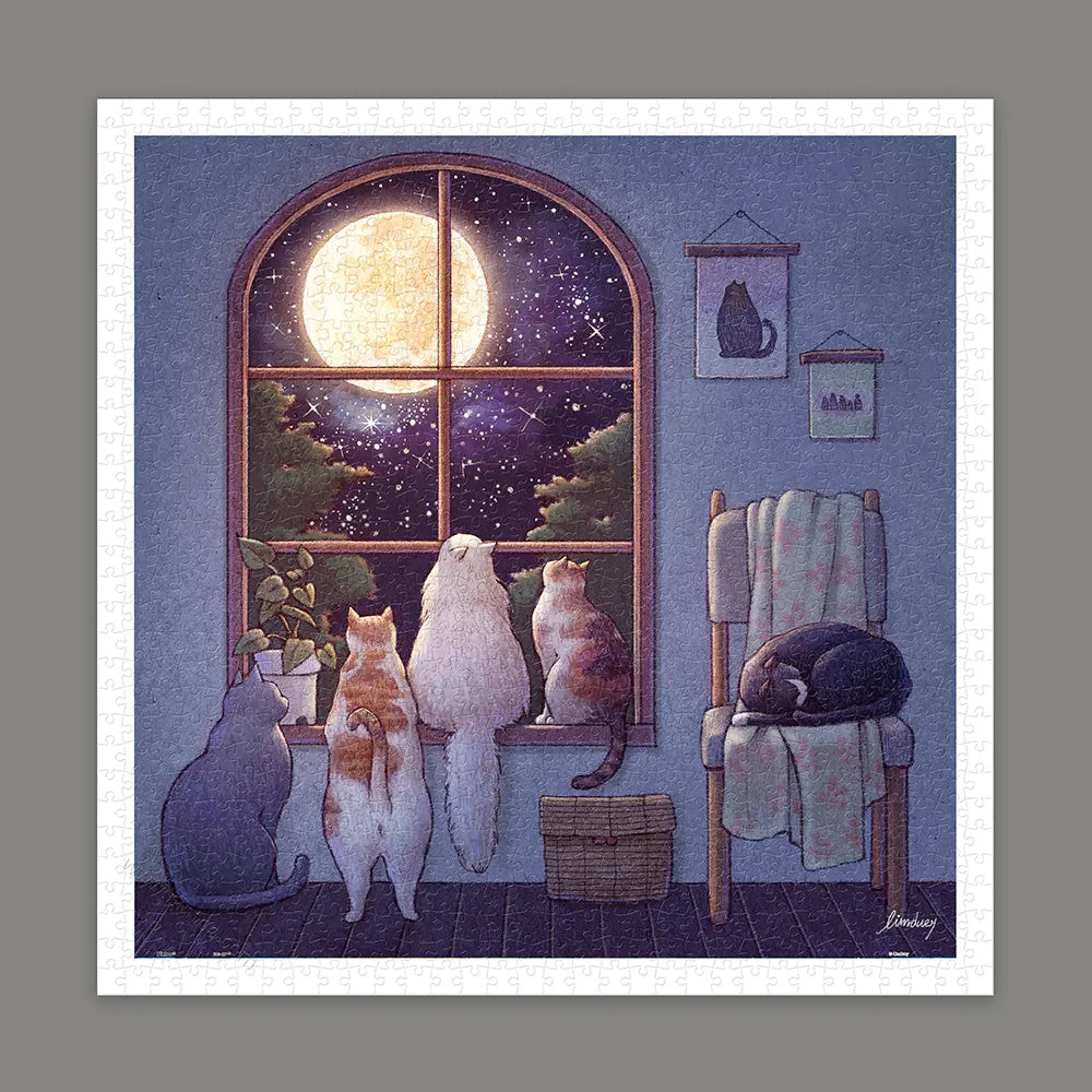Limduey - Viewing the Moon - Limduey - 窗畔賞月 - 900pcs