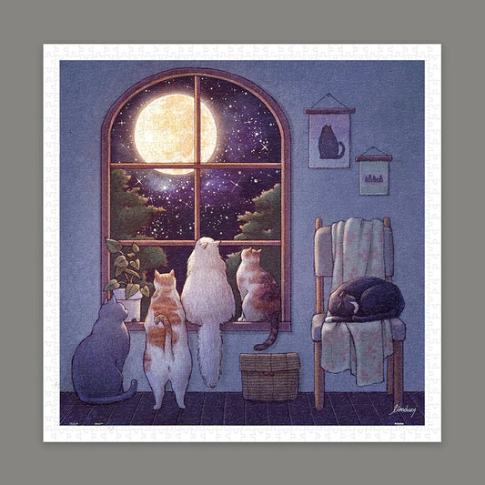 Limduey - Viewing the Moon - Limduey - 窗畔賞月 - 900pcs