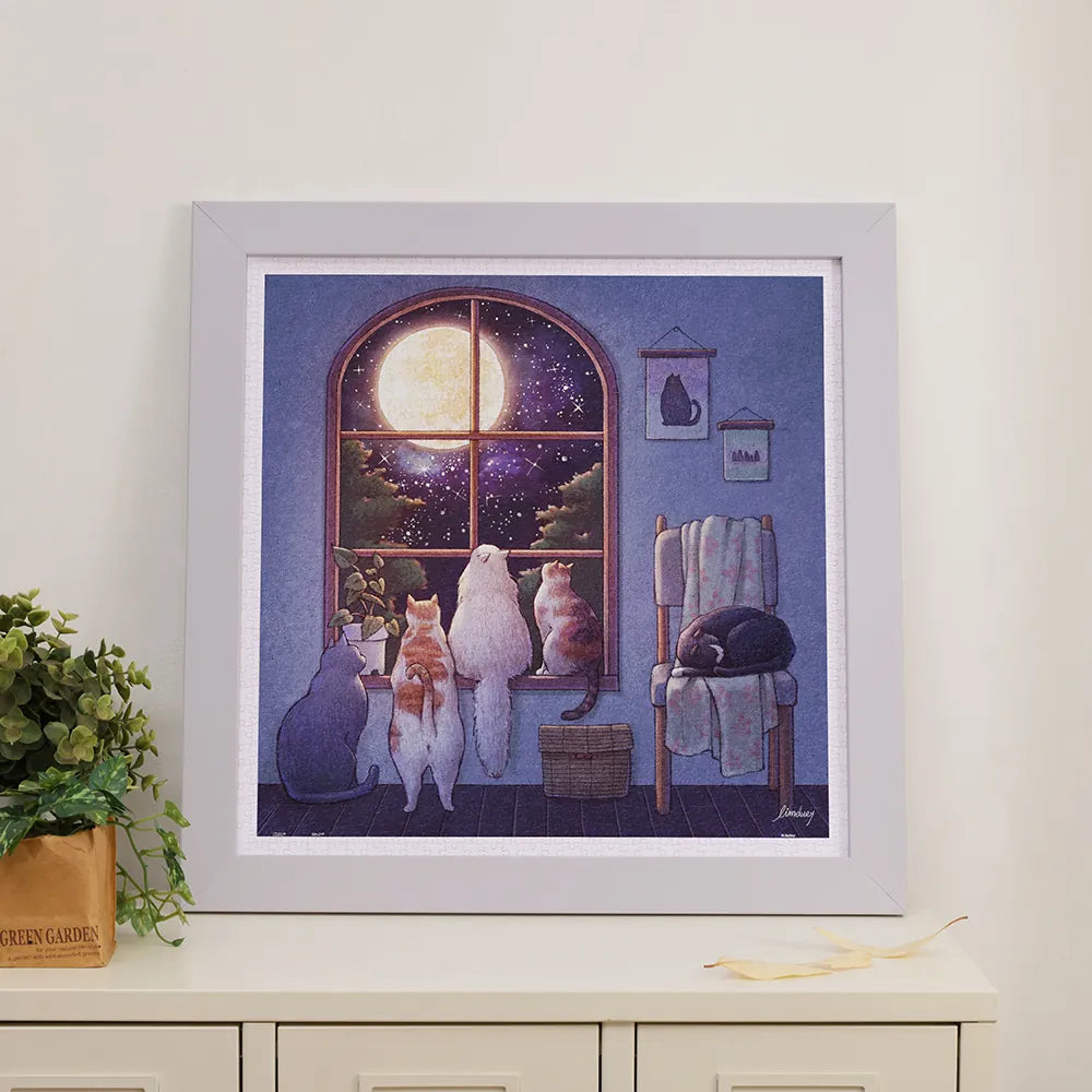 Limduey - Viewing the Moon - Limduey - 窗畔賞月 - 900pcs