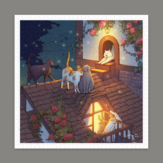 Limduey - Night on the Roof - Limduey - 屋頂上的夜晚 - 900pcs