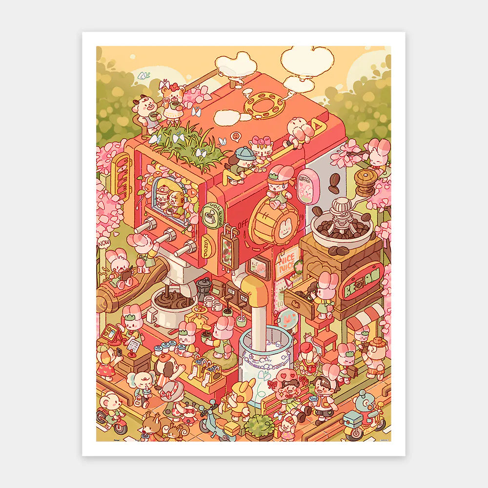 Memeko - Coffee Studio - 星野咩咩子 - 咖啡工作室 - 1200pcs