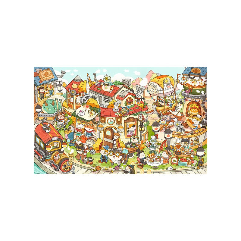 Peiji - Overground Town of Steam (沛吉-地表蒸汽小鎮) - 1000pcs
