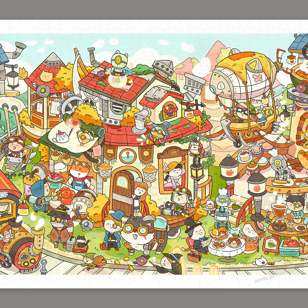 Peiji - Overground Town of Steam (沛吉-地表蒸汽小鎮) - 1000pcs