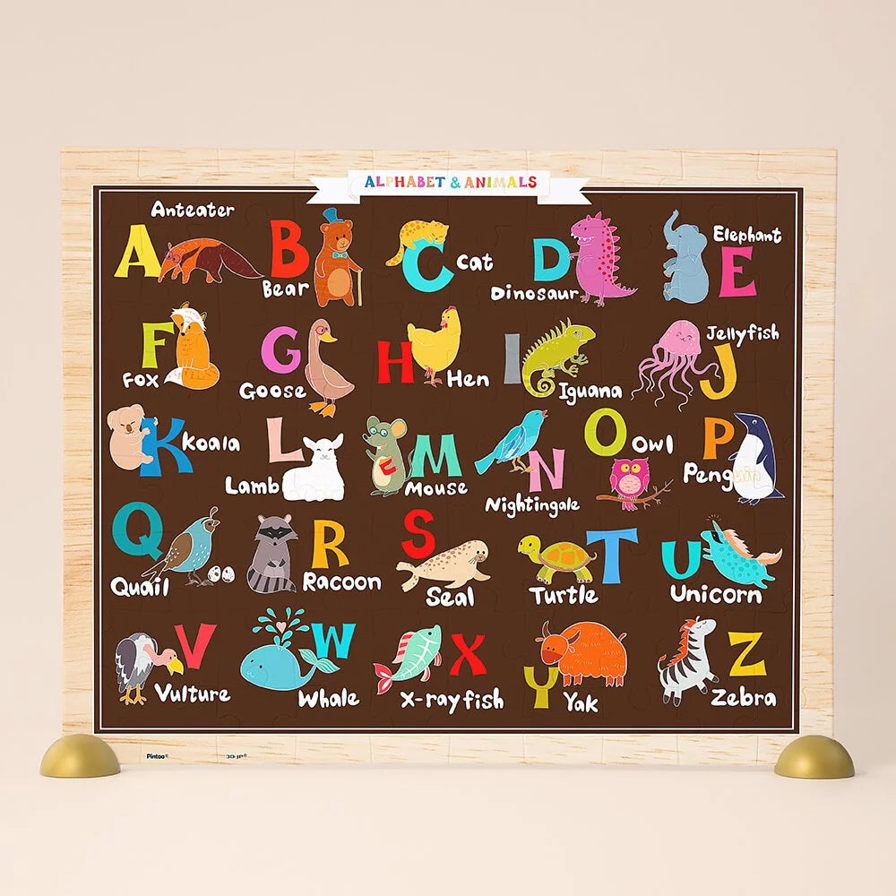 Alphabet & Animal -  動物ABC - 80pcs