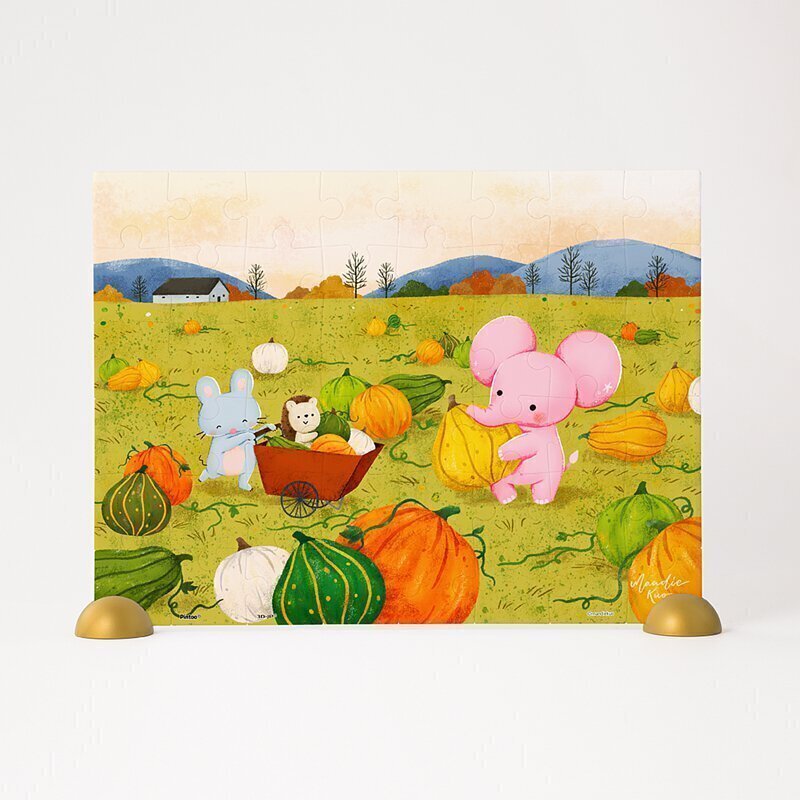 Mandie - Pumpkin Garden - 曼蒂 - 小動物的南瓜田 - 48pcs
